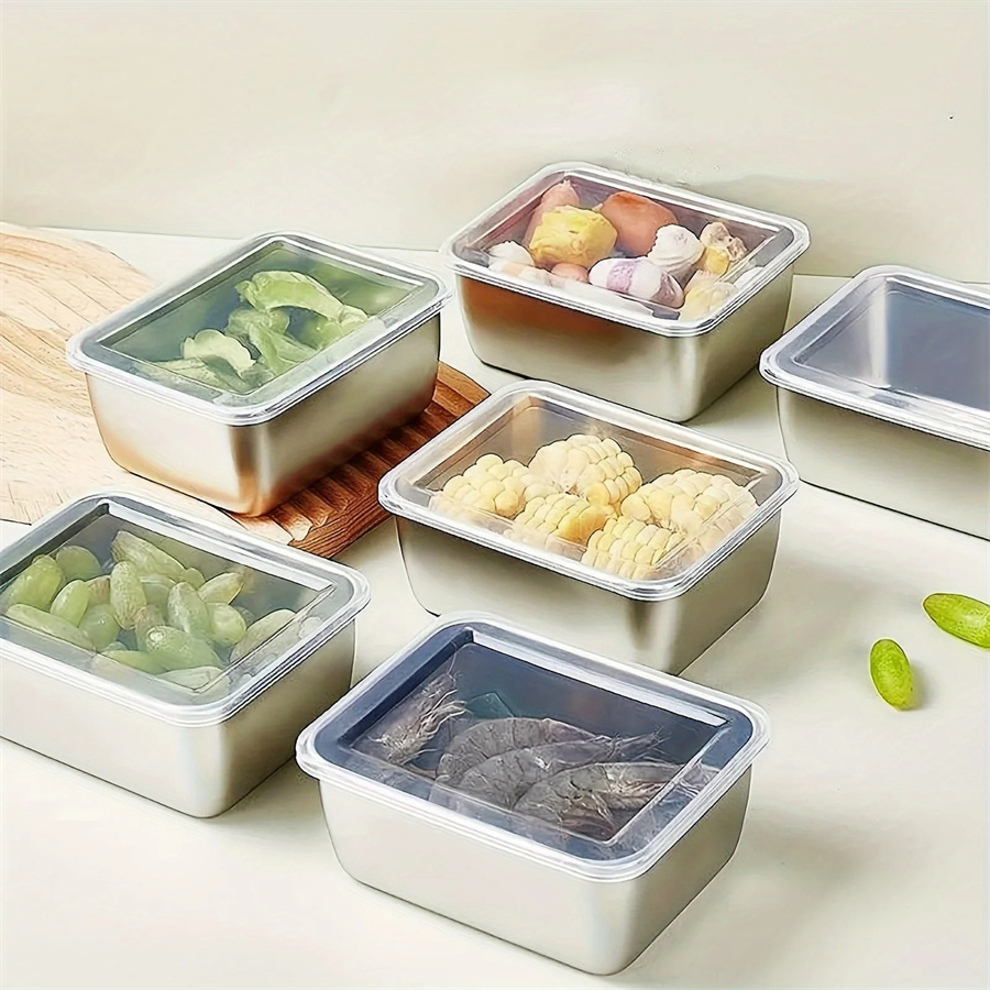 1/3/5pcs Stainless Steel Food  - Food Storage Eco Friendly ulasan dan harga