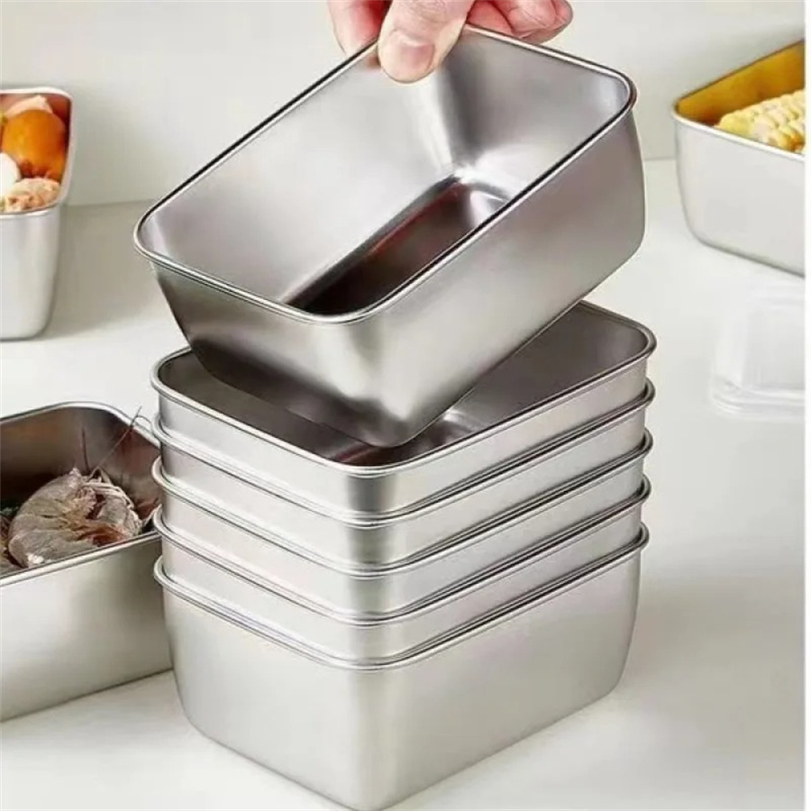 1/3/5pcs Stainless Steel Food  - Food Storage Eco Friendly ulasan dan harga