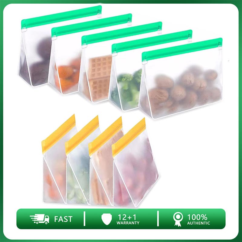 Reusable Food Storage Bag Upgr - Food Storage Zipper Bags ulasan dan harga