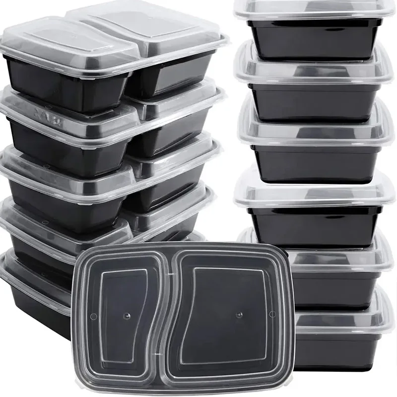 10 Sets Disposable Food Boxes  - Food Storage Freezer Containers ulasan dan harga