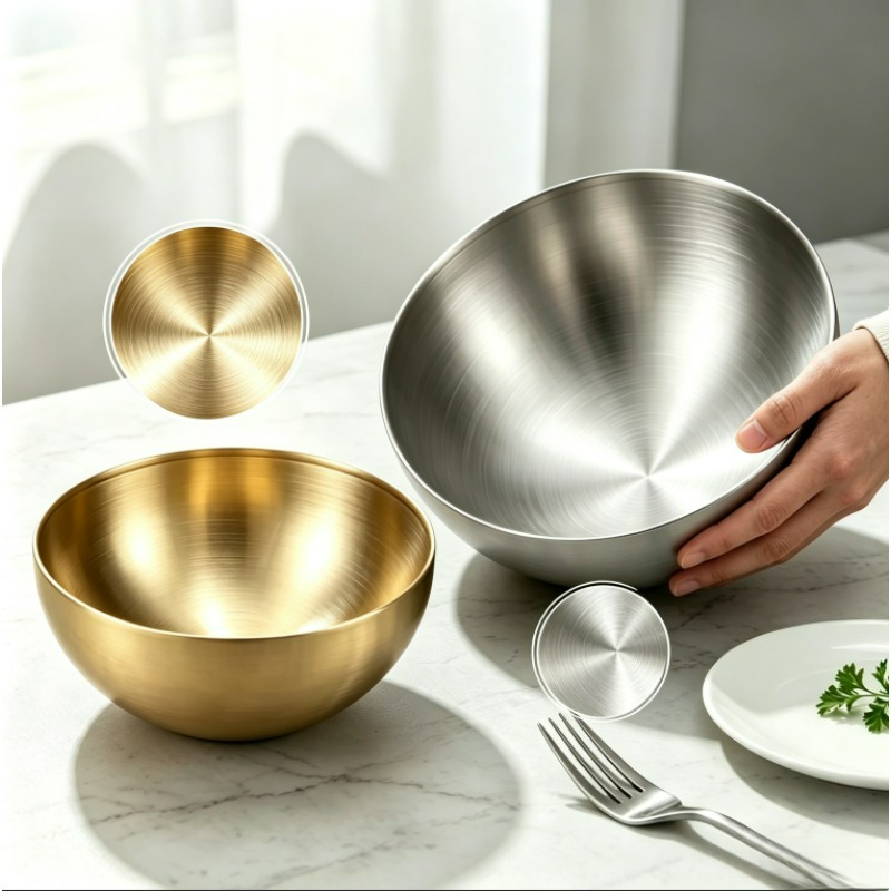 Stainless Steel Mixing Bowls M - Food Storage Eco Friendly ulasan dan harga