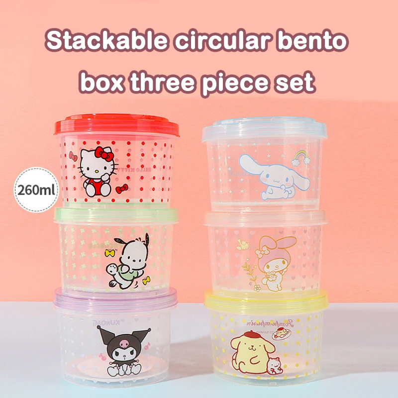 Kitty Bento Box Set 3 Pieces C - Food Storage Oven Safe ulasan dan harga